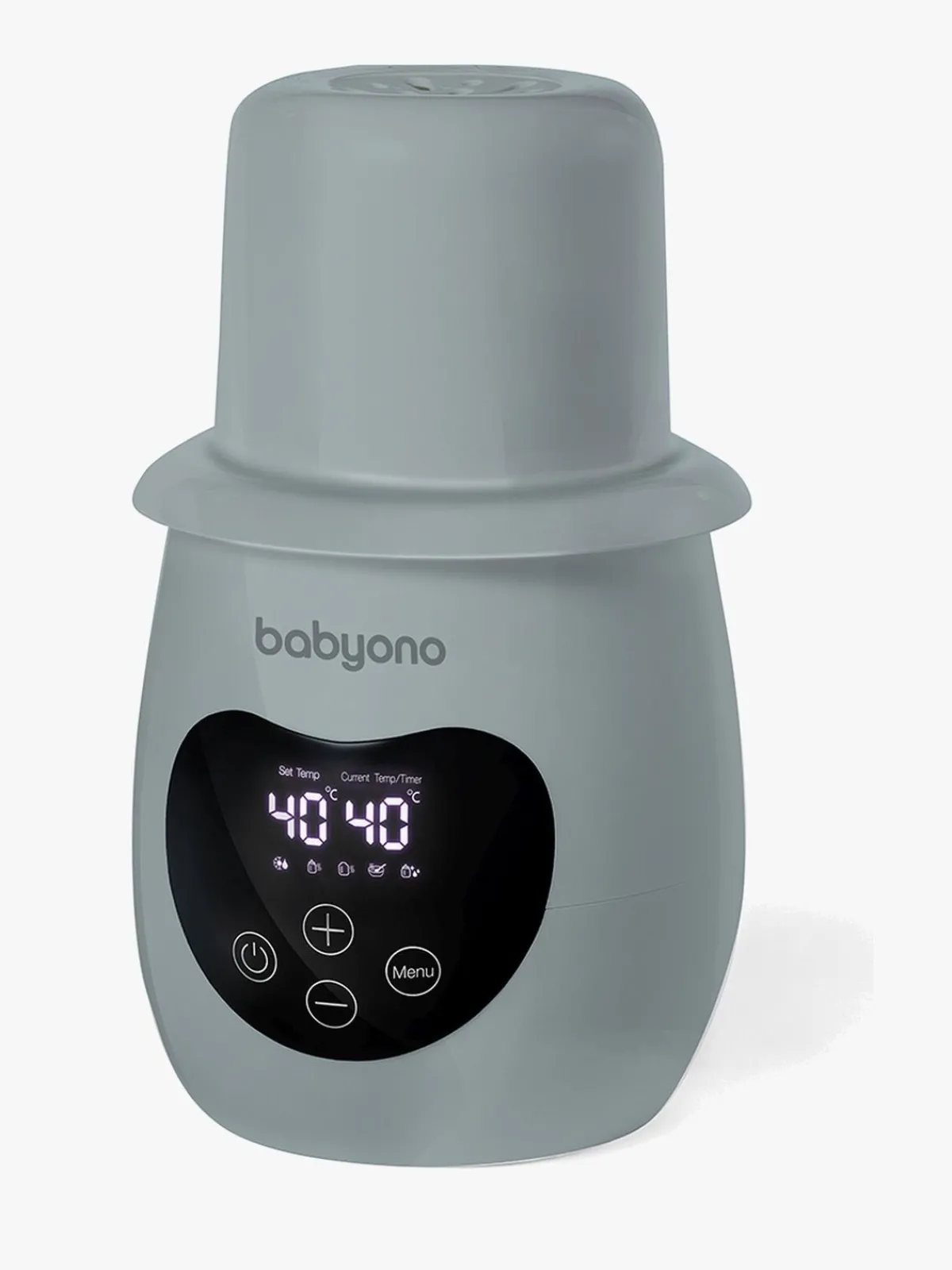 Babyono Spisetid>Honey Elektrisk Flaskevarmer og Sterilisator, Grå