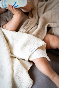 BabysOnly Stofbleer, Nusseklude & Babytæpper*Baby's Only Babysvøb 115x115 2-pak, Tender Beige