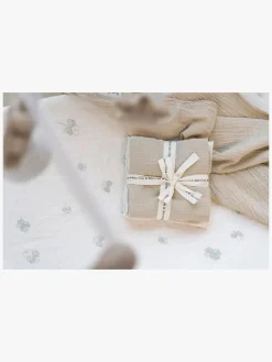 BabysOnly Stofbleer, Nusseklude & Babytæpper*Baby's Only 65x65 Tæppe/ Stofble i Musselin 2-pak, Tender Beige