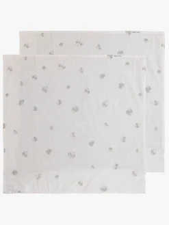 BabysOnly Stofbleer, Nusseklude & Babytæpper*Baby's Only 65x65 Tæppe/ Stofble i Musselin 2-pak, Tender Clover Beige