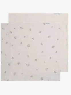 BabysOnly Baby's Only 65x65 Tæppe/ Stofble i Musselin 2-pak, Tender Linen