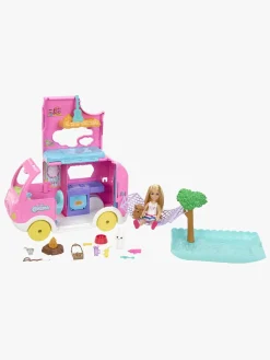 Barbie Dukker & Bamser*Chelsea Legesæt 2-in-1 Camper med Dukke