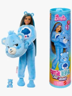 Barbie Dukker & Bamser*Cutie Reveal Dukke Care Bears, Blå Flerfarvet