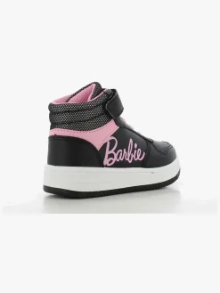 Børn Barbie High Sneakers, Sort/Lyserød