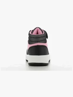 Børn Barbie High Sneakers, Sort/Lyserød