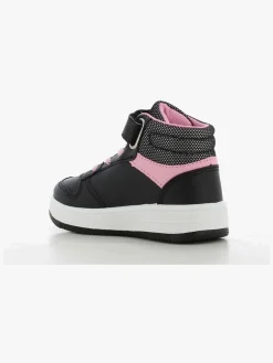 Børn Barbie High Sneakers, Sort/Lyserød