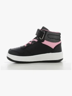 Børn Barbie High Sneakers, Sort/Lyserød