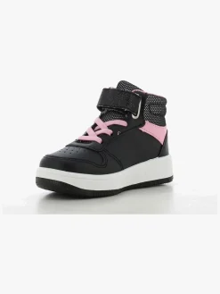 Børn Barbie High Sneakers, Sort/Lyserød