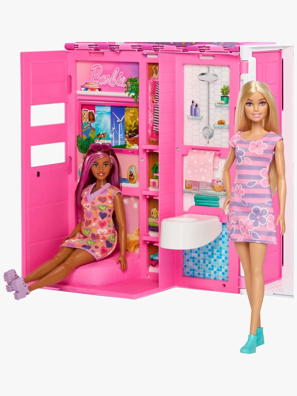 Barbie Legesæt med Dukke Getaway House