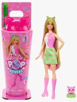 Barbie Pop Reveal Dukke Animal Party Kattekilling