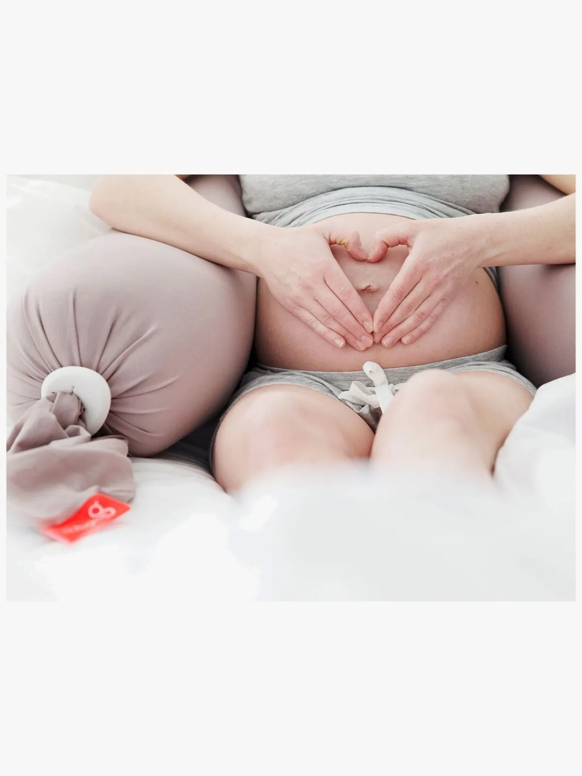 bbhugme Graviditets- & Ammepudebetræk, Dusty Pink