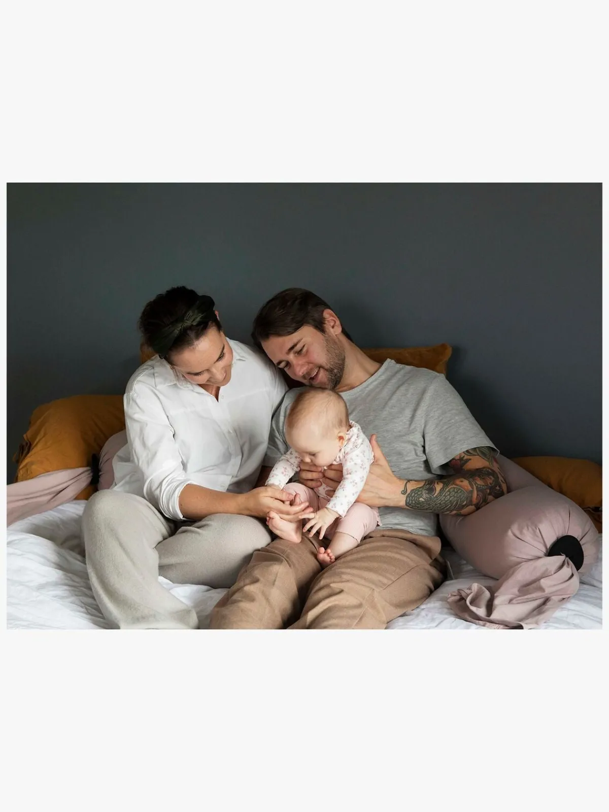 bbhugme Graviditets- & Ammepudebetræk, Dusty Pink