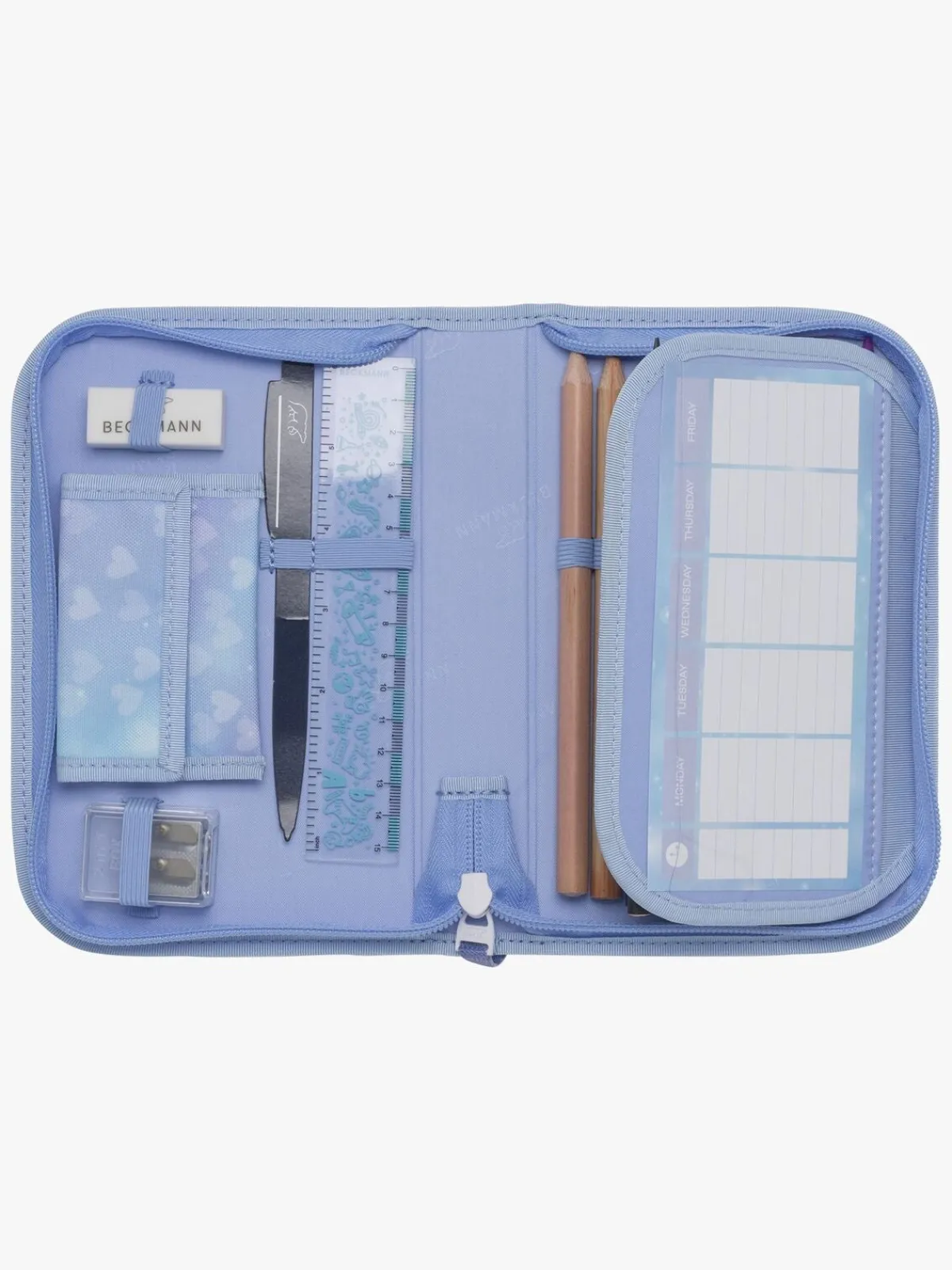 Beckmann Kreativt Legetøj*Penalhus Enkelt, Unicorn Princess Ice Blue Blå/Flerfarvet