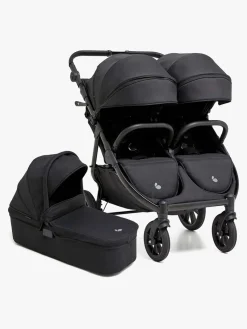 Beemoo BFF60 2 Søskendevogn inkl. Liggedel, Night Black