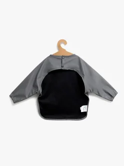 Beemoo CARE Bib  Langærmet Hagesmæk, Dark Grey