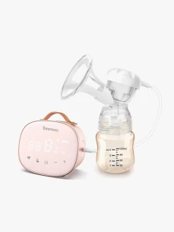 Beemoo Amning*CARE Single Elektrisk Brystpumpe inkl. Modermælksflaske 180 ml 2-pak