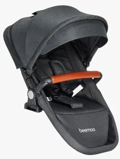 Beemoo Vogndele>Maxi 4 Twin Søskendesæde, Black/Black