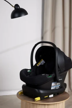 Beemoo Autostole 0-13 Kg*Route i-Size Autostol Baby inkl. ISOFIX Base, Black Stone Sort