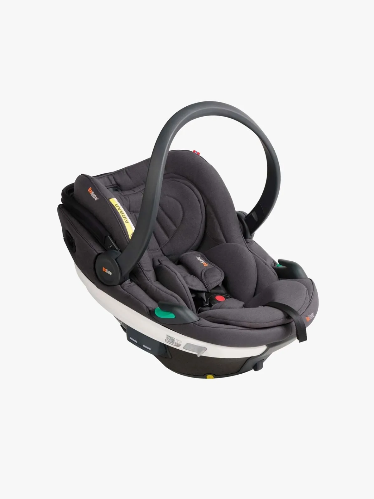 BeSafe Autostole 0-13 Kg*Go Beyond Autostol Baby inkl. Base, Dark Grey Mélange