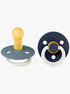 BIBS Colour Glow Sut 2-pak Latex Str. 2, Petrol/Deep Space