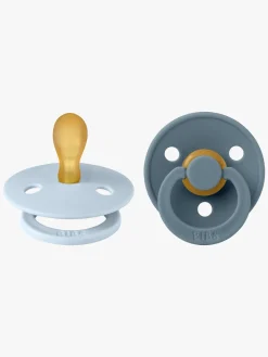 BIBS Colour Sutter 2-pak Latex Str. 1, Baby Blue/Petrol