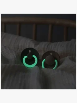 BIBS Sutter & Suttesnore*Sut De Lux 2-pak Silicone, Sage Glow/Cloud Glow Grøn/Grå