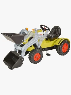 BIG Pedal- & Gåbiler*Pedaltraktor m. Trailer Claas Celtis