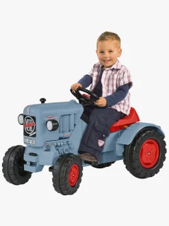 BIG Pedal- & Gåbiler*Traktor Eicher, Blå