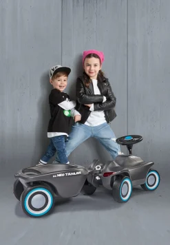 BIG Pedal- & Gåbiler>-Bobby Car-NEO Trailer, Anthrazit