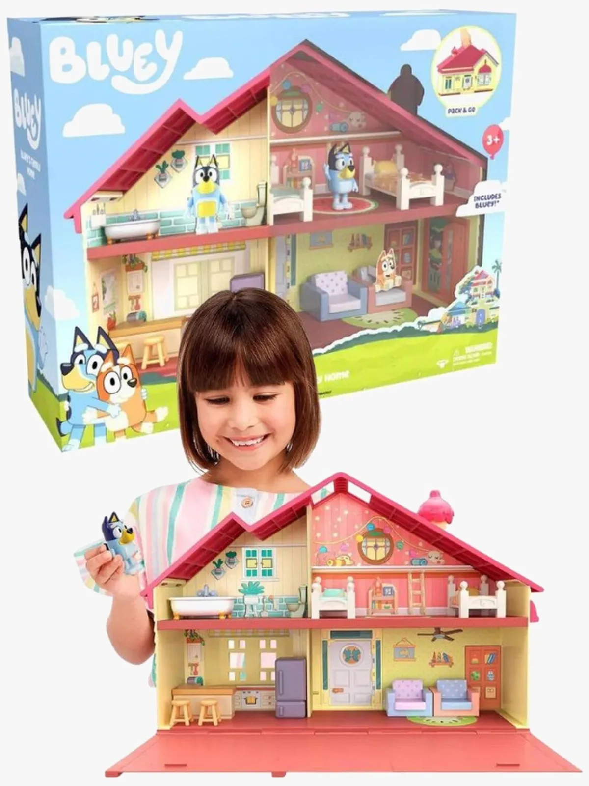 Bluey Delux House Legesæt med Lys og Lyd