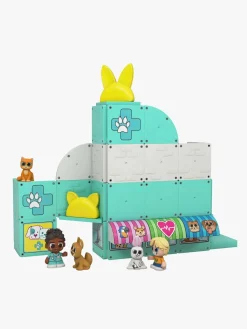 TileTown Byggesæt & Lego>Bluey Tile Town Pet Clinic Magnetsæt 48 Brikker