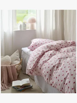 Borgans Sengetøj*Borganäs Sengesæt Hjärtrud 150x210, Pink