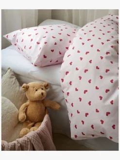 Borgans Sengetøj*Borganäs Sengesæt Hjärtrud 150x210, Pink