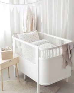 Borgans Sengetøj*Borganäs Sengesæt Tremmeseng Lemons 100x130, Gul