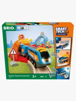 Brio Togbaner & Legeborde*33974 Action Tunnel Circle Set (Smart Tech Sound)