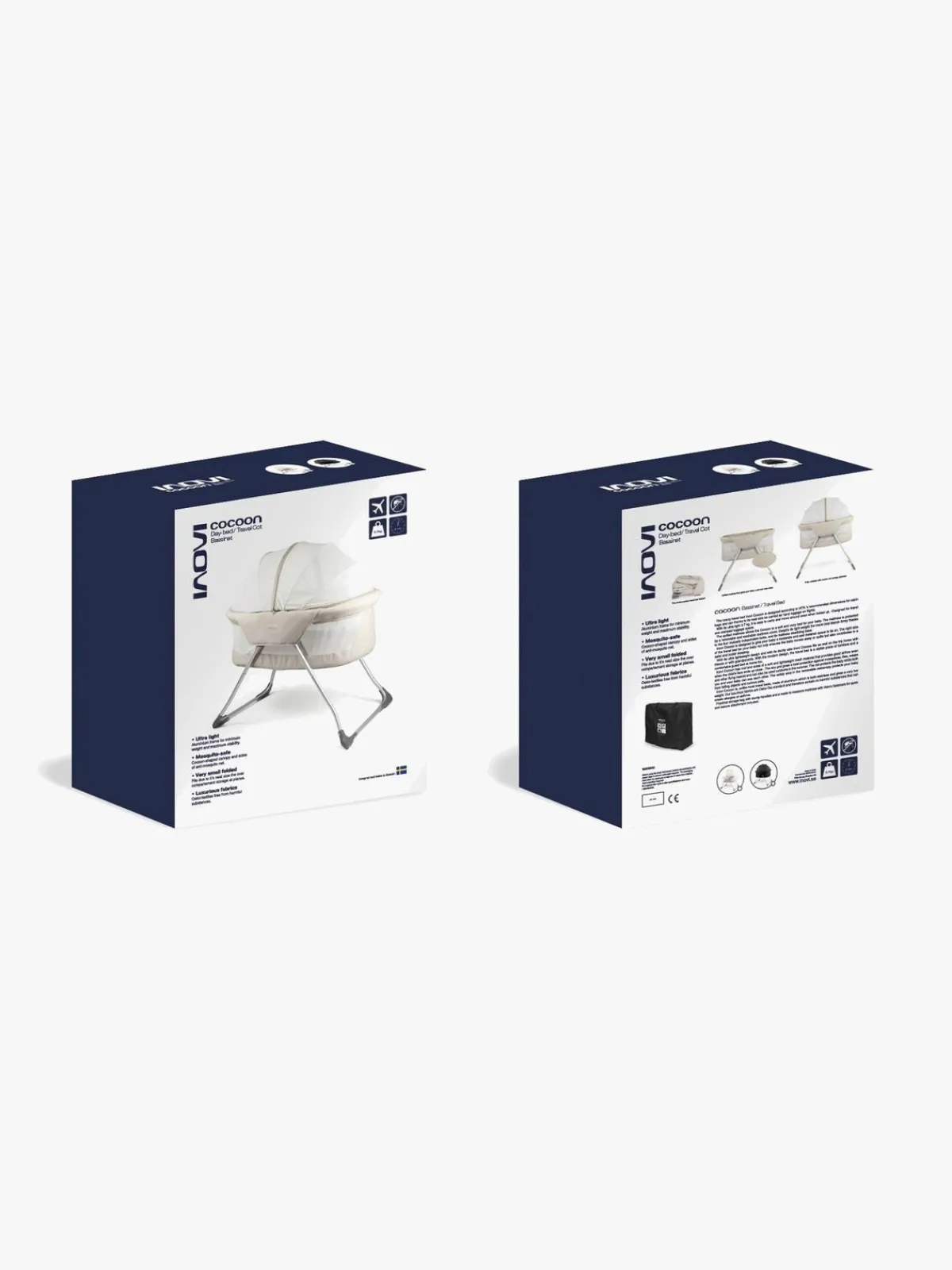 Børn Inovi Bumprider Cocoon Weekendseng, Sand