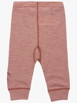Børn CeLaVi Underdele|Uldtøj>Leggings, Old Rose Melange