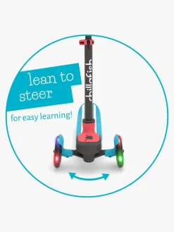 Chillafish Løbehjul*Scotti Glow Løbehjul, Blue Blå