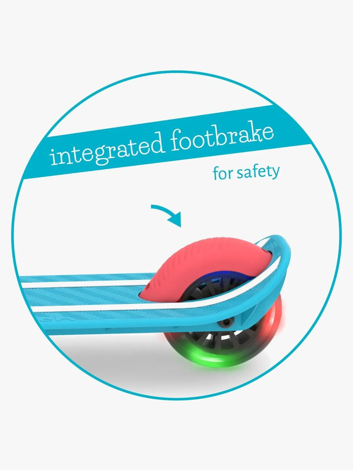 Chillafish Løbehjul*Scotti Glow Løbehjul, Blue Blå