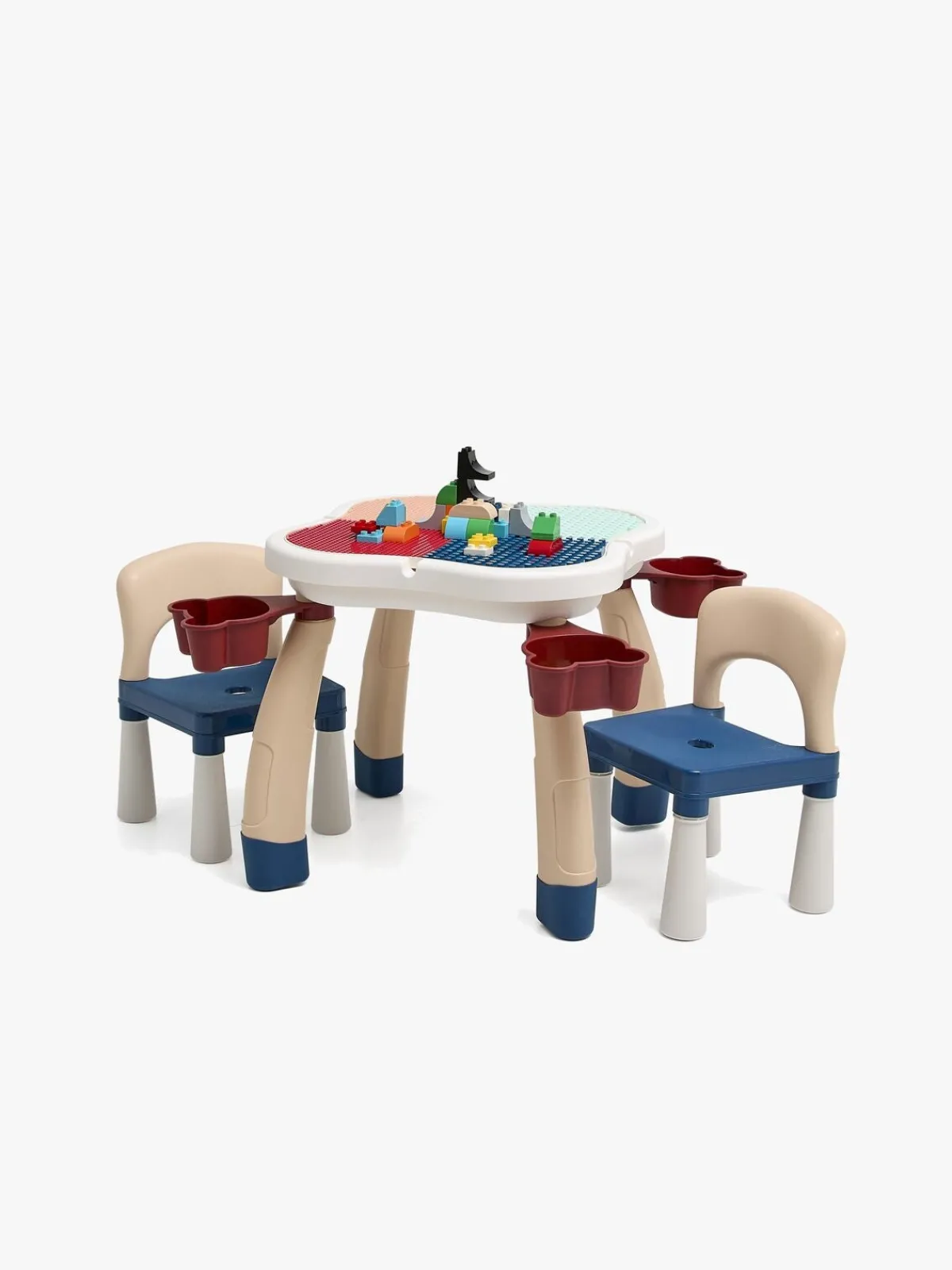 Børn CloudberryCastle Cloudberry Castle Aktivitetsbord med Stole, Blue