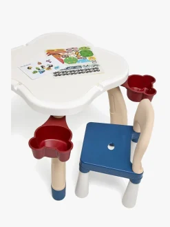 Børn CloudberryCastle Cloudberry Castle Aktivitetsbord med Stole, Blue