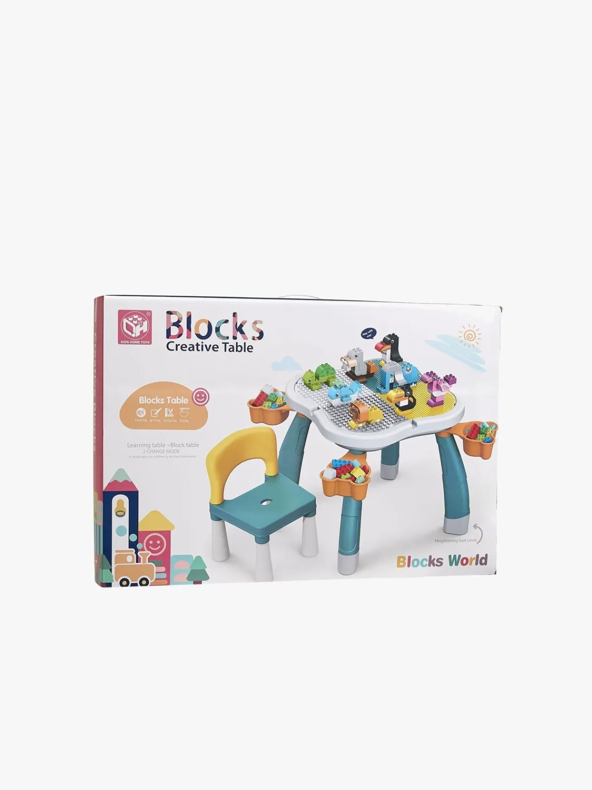 Børn CloudberryCastle Cloudberry Castle Aktivitetsbord med Stole, Blue