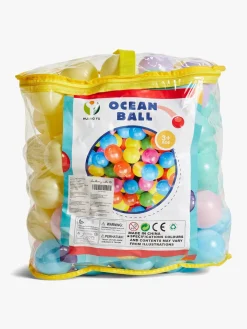 CloudberryCastle Boldbassiner*Cloudberry Castle Bløde Bolde 100 Stk, Pastell Flerfarvet