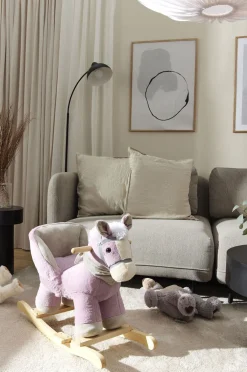 CloudberryCastle Cloudberry Castle Gyngehest med Ryglæn, Pink