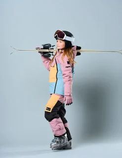 ColorKids Vintertøj*Color Kids Skijakke, Woodrose Lyserød/Blå