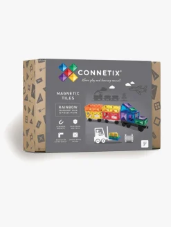 Connetix Byggesæt & Lego*Magnetiske Byggeklodser Rainbow Transport 50 Dele