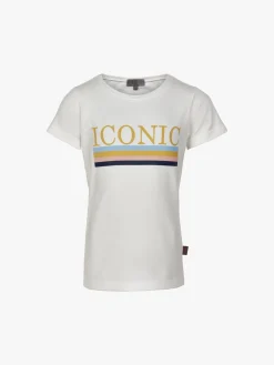 Creamie Overdele*T-Shirt, Rattan Hvid/Lyserød/Blå/Orange