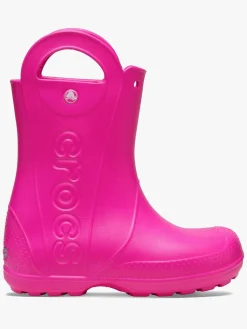 Børn Crocs Gummistøvler>Handle It Kids Gummistøvler, Pink Crush