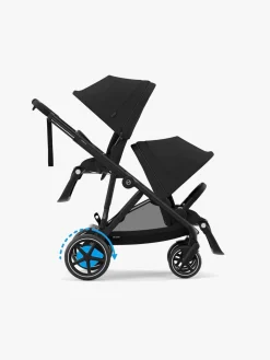 Cybex e-Gazelle S Søskendevogn, Moon Black/Black