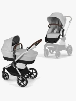 Cybex EOS Lux Duovogn, Silver/Lava Grey